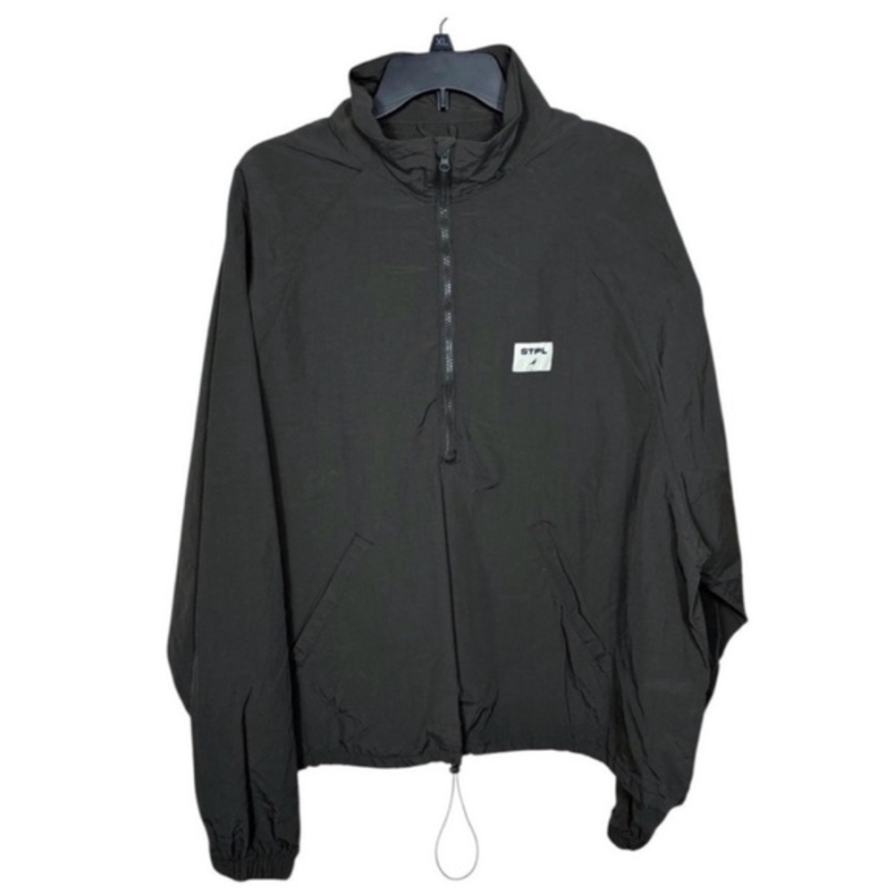 🆕 Staple Black Windbreaker Jacket. L. NWT!💥